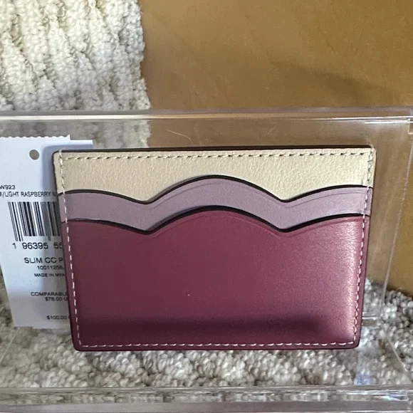 Coach Slim Petal Card Case - Picture 3 of 7